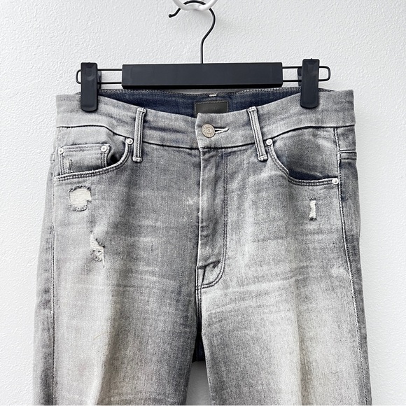 Mother HW Looker Ankle Fray Best Kept in the Shadows  Jeans Size 26 - Picture 3 of 13